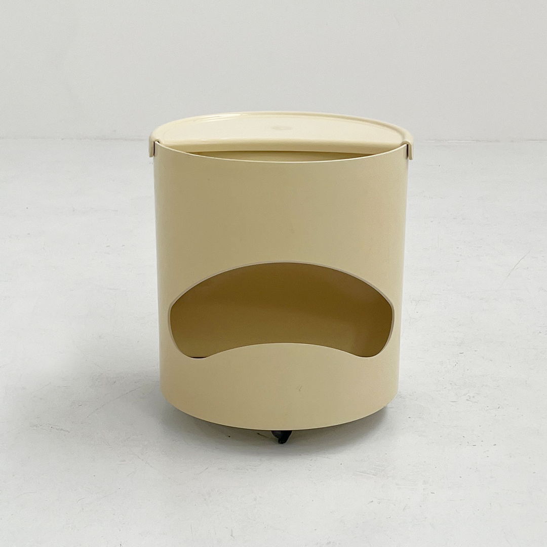 White Robo Side Table by Joe Colombo for Elco, 1970s