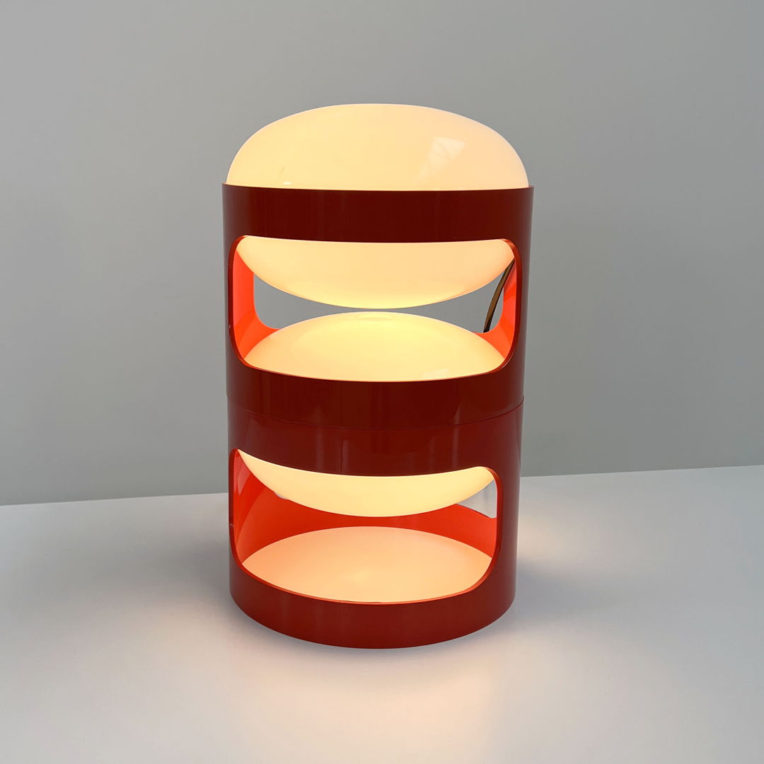 Red KD27 Table Lamp by Joe Colombo for Kartell, 1970s – Mooiatti Japan