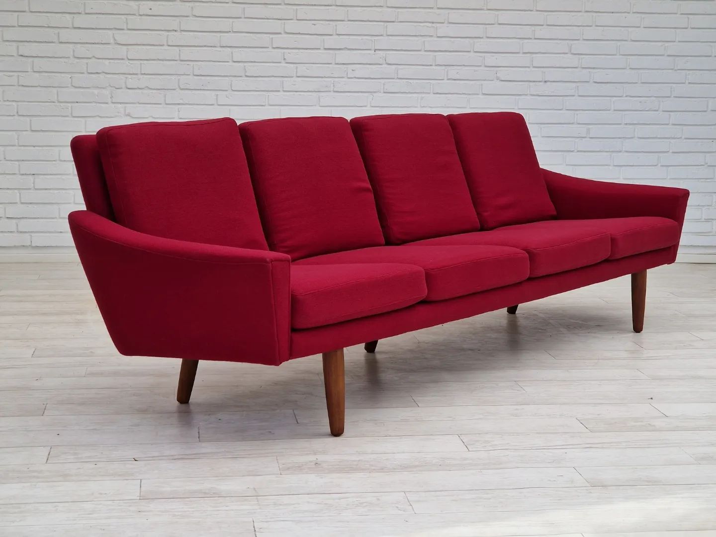 1970s, danish vintage 4 seater sofa, original very good condition.