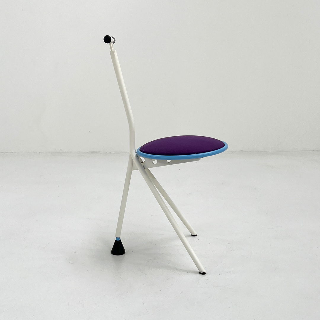 Postmodern Side Chair, 1980s