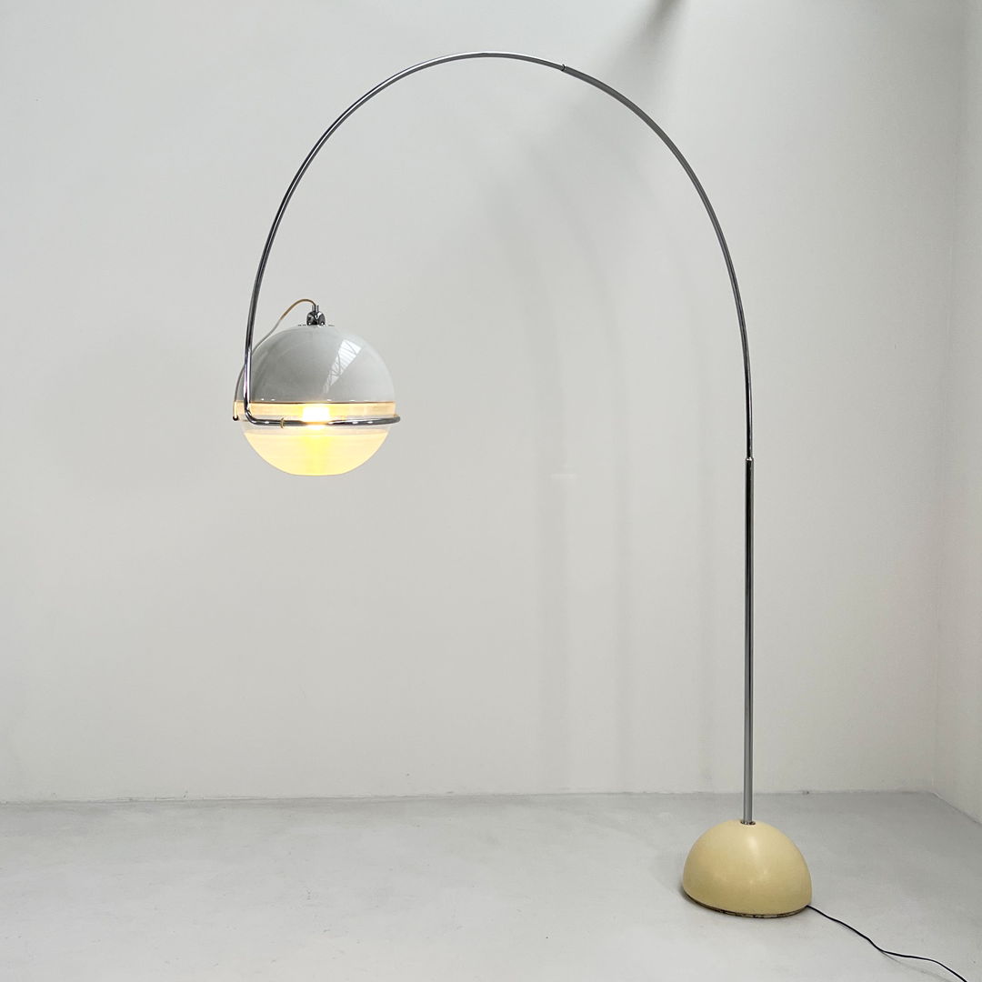 Focus Arc Floor Lamp by Fabio Lenci for Guzzini, 1970s