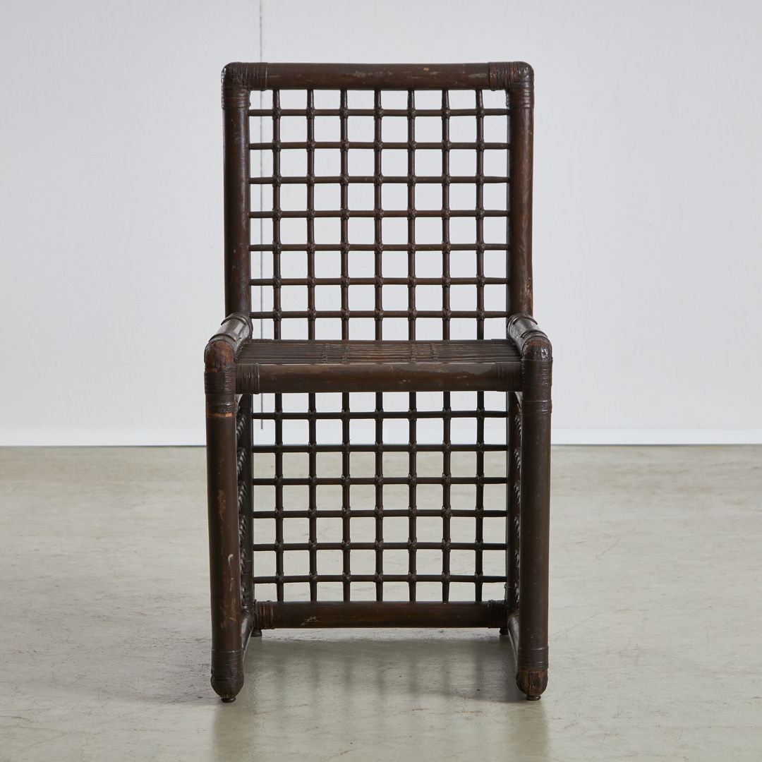 Bamboo Chair, Basilian I Series by Afra e Tobia Scarpa for B&B Maxalto, 1970s