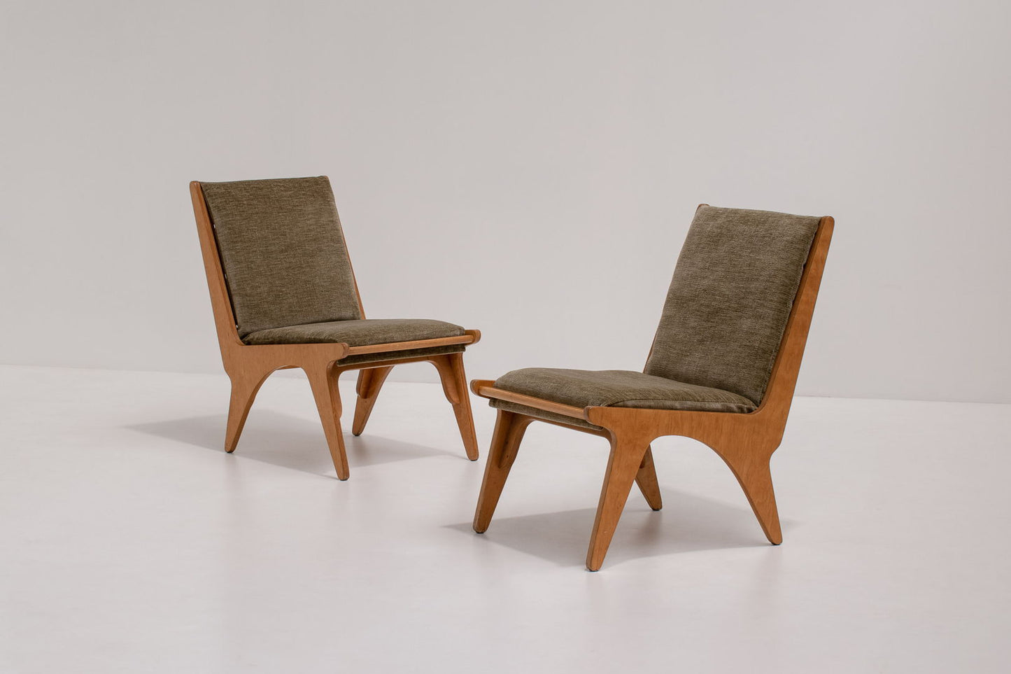 Pair of Dordrecht Chairs by Wim Van Gelderen for Spectrum, the Netherlands 1950s