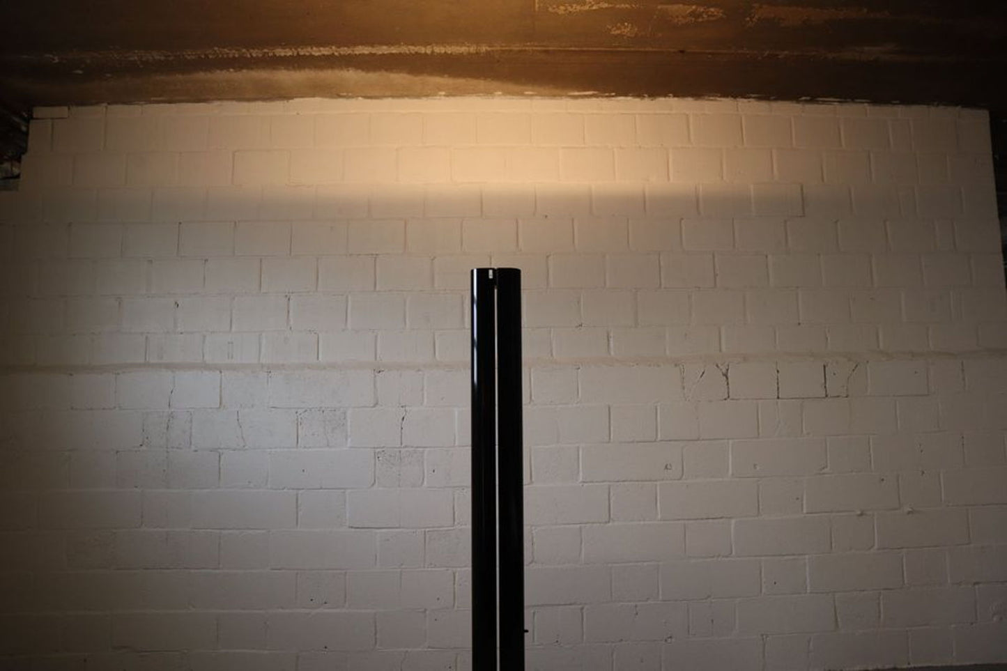 Black Megaron floorlamp by Gianfranco Frattini for Artemide, Italy 1979